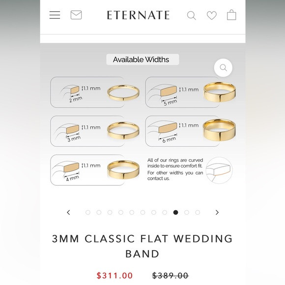 NEW $360 14K GOLD PROMISE RING SIZE 7 - Picture 6 of 7